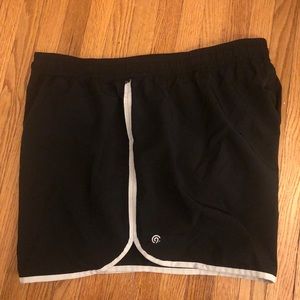 Black champion running shorts